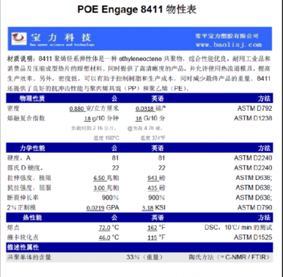 塑胶加POE比例_poe塑料性能参数表-第2张图片-济宁荣昌木业网